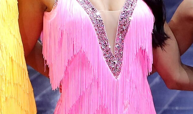 Strictly star Michelle Tsiakkas has quit the live tour amid claims she has been axed from the embattled BBC programme (Michelle pictured in 2023)