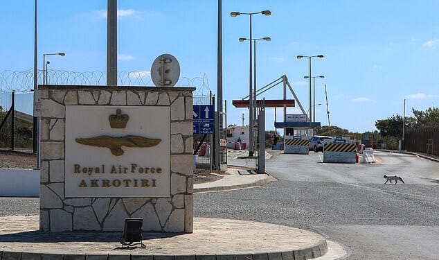 Strong explosions have reportedly been heard near the British Akrotiri Air Force base in Limassol