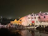 Survivor of Air Canada plane crash shares horrific close-up photos of carnage in aftermath of LaGuardia crash: Live updates