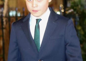 Despite rumours that George (pictured in December), 12, would follow his father and go to all-boys Eton, William, Kate, George and Charlotte toured Marlborough College, where Kate was a pupil