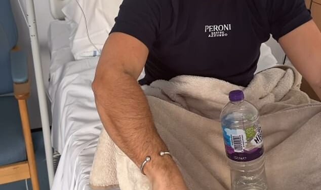 Jordan Brook has revealed he has viral meningitis and encephalitis as he said the swelling on his brain is 'getting worse' in a health update from his hospital bed