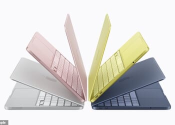 Apple's new £599 budget MacBook Neo is available in four bright colours: Silver, Blush, Citrus, or Indigo
