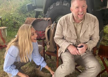 Guy and Jacqui Ritchie have been hailed for serving 'next level' shoot lunches at their Ashcombe Estate in Wiltshire