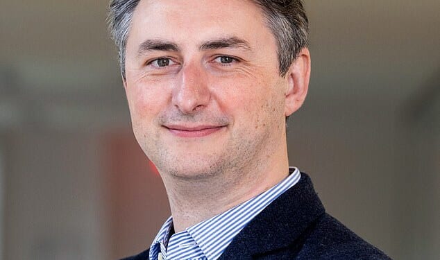 James Coltella (pictured), 42, touched two students, referred to as Pupils A and B, inappropriately on their legs, knees and shoulders, and attempted to hug one several times