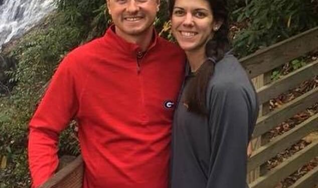 Jason Hughes, 40, died on Thursday after a group of students from North Hall High School draped rolls of toilet paper on his property. He tripped into the road and was hit by a car after he went outside to greet them