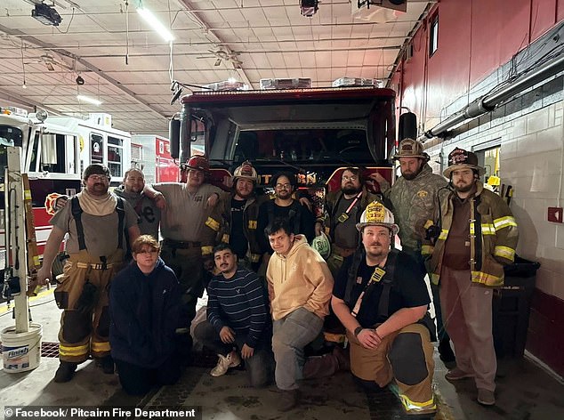 Pitcairn Fire Chief Tommy Dick said that the chemical is 'supposed to be for cleaning off wounds and cuts' and not for 'ingesting and trying to blow fire'