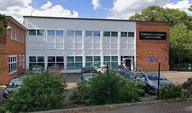 Police were called to Thorpe St Andrew school on Laundry Lane at around 10.245am following reports that a teenage girl had been stabbed.