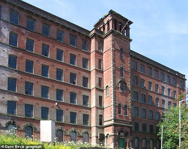 The historic mill was built in 1857 and housed the silk manufacturing firm Wardle and Davenport but is now derelict