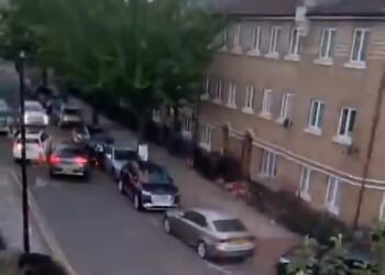 A teenager who rammed two cyclists off the road and then stamped on a driver's head has been jailed (pictured)