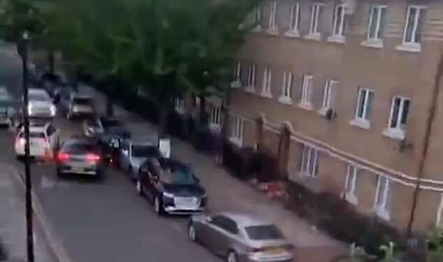 A teenager who rammed two cyclists off the road and then stamped on a driver's head has been jailed (pictured)