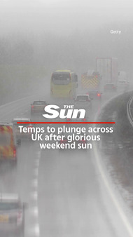 Temps to plunge to bone-chilling -5C as UK hit with widespread frost & SNOW in parts after glorious weekend sun