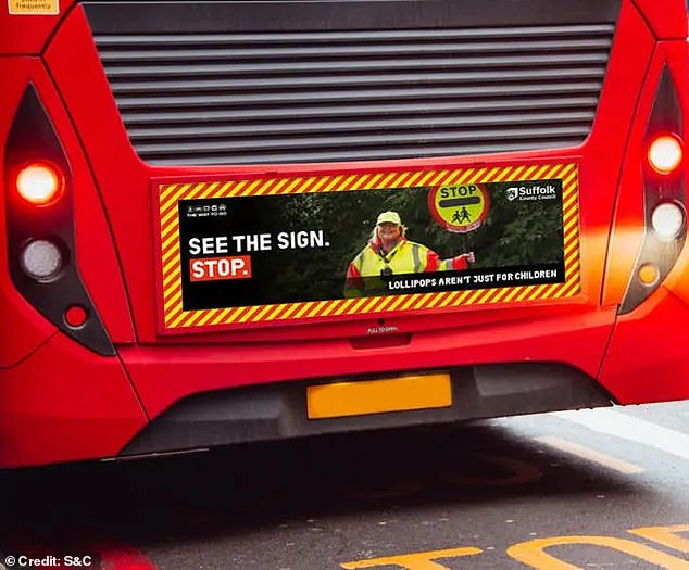 Suffolk County Council has begun a new awareness campaign to remind drivers they must stop when they see lollipop signs