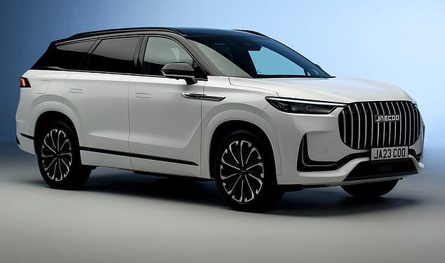 Jaecoo - the brand behind Britain's most popular Chinese car - has unveiled its new flagship model, with prices starting from £45,000