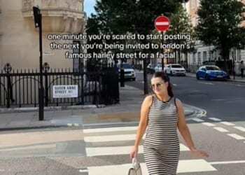 Harley Street was once synonymous with exclusive private healthcare, but now the number of unreliable treatments at pop-up clinics has soared (Pictured, Holly Arnott)