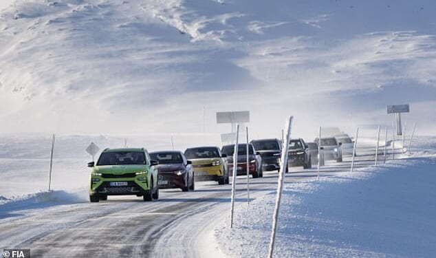 24 new EVs were tested in Norway's Arctic driving conditions to see how cold weather affected claimed range. Here are the results