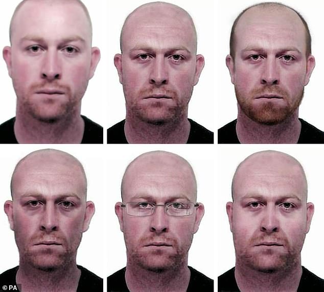 Images released by Merseyside Police that show age progression pictures of Parle