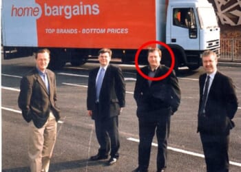 From left: Joe Morris of Home Bargains (brother of Tom), Francis O'Brien of Arrowcroft, Tom Morris of Home Bargains, Christopher Fox of Arrowcroft