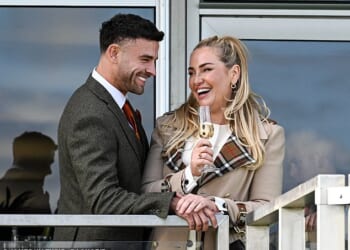 The 'world's hottest farrier' that was spotted cosying up to Josie Gibson at Cheltenham is reportedly engaged to the mother of his child