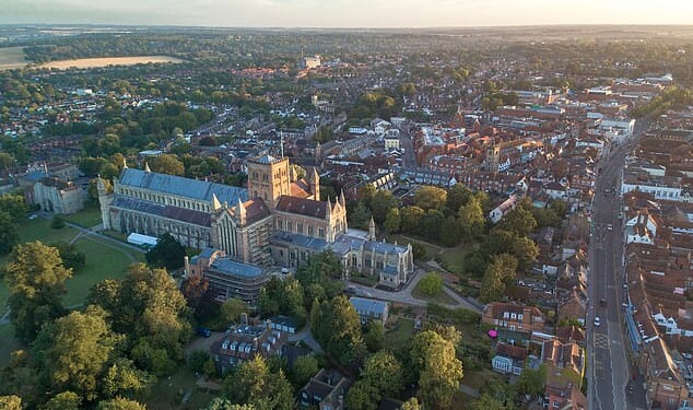 Hybrid haven: St Albans has been crowned as the top hybrid working hub in Britain