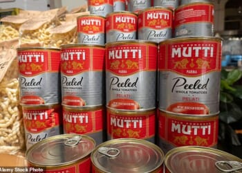 Mutti tins boast  heritage branding and 99.8 per cent tomatoes. The pieces are noticeably bigger than other brands