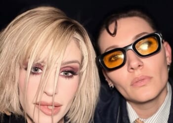 Kelly Osbourne and Kiinicki at the after-party for Lily Allen's London shows