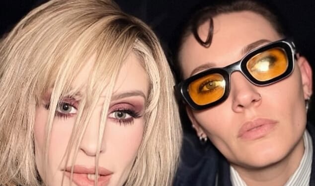 Kelly Osbourne and Kiinicki at the after-party for Lily Allen's London shows