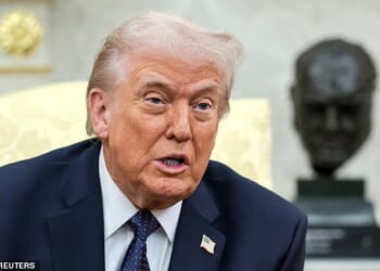 Donald Trump has launched a fresh attack on Sir Keir Starmer, saying: 'This is not Winston Churchill we are dealing with'