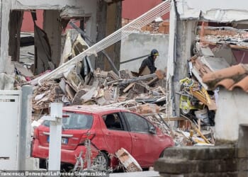 The incident occurred at the intersection of Via Tavagnasco and Via Ciglie