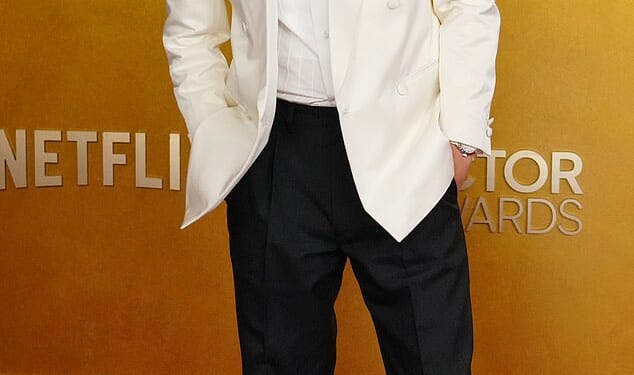 Timothee Chalamet, 30, proudly brought his mom as his date to the 32nd Annual Actor Awards in Los Angeles on Sunday - as his girlfriend Kylie Jenner skipped the red carpet