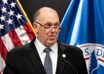 White House Border Czar Tom Homan speaks at a news conference at the Bishop Henry Whipple Federal Building on Feb. 12, 2026, in Minneapolis, Minnesota.