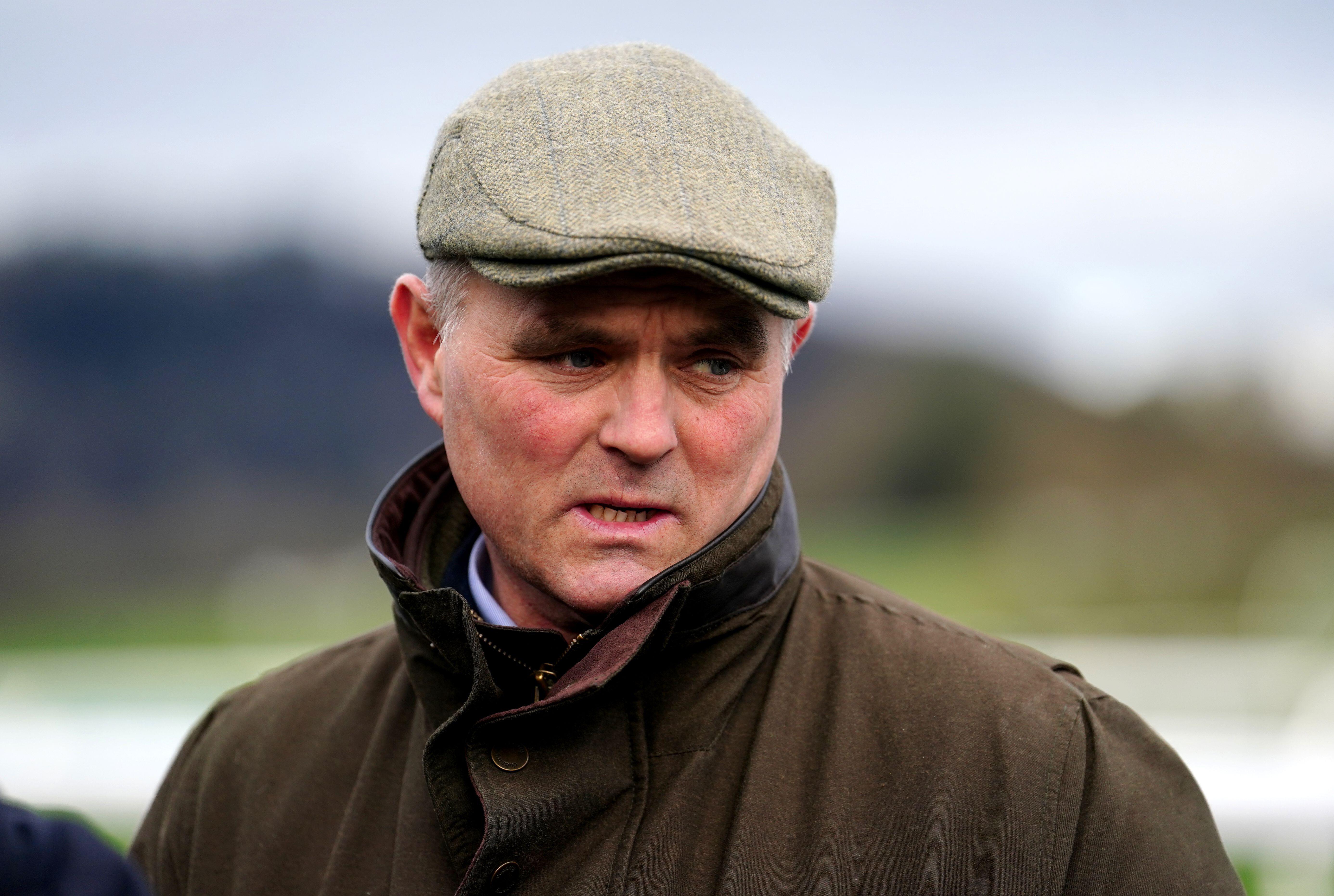 Trainer Evan Williams at Chepstow Racecourse.