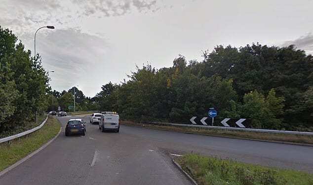 Officers rushed to the collision between a car and a child on A38 at the junction with the A5206 near Lichfield, at around 5am on Saturday