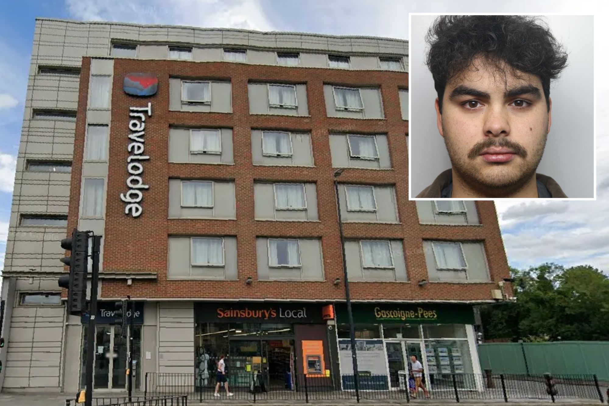 An image collage containing 2 images, Image 1 shows NINTCHDBPICT001064320802, Image 2 shows Mugshot of Kyran Smith