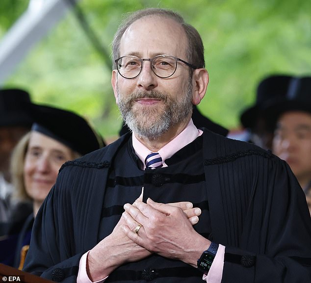 The school, run by President Alan M. Garber, disagree with the lawsuit, saying it 'cares deeply about members of our Jewish and Israeli community'