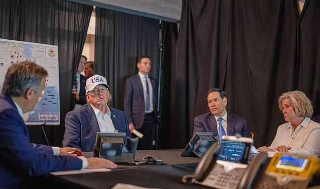 President Donald Trump spoke by phone with the Daily Mail Sunday afternoon from Mar-a-Lago and talked about the three American servicemembers who were killed in action amid the strikes on Iran