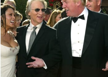 Donald Trump and Bill Maher have been publicly critical of one another over the years, frequently hurling insults. The two are pictured together above at the 56th Annual Primetime Emmy Awards in 2004