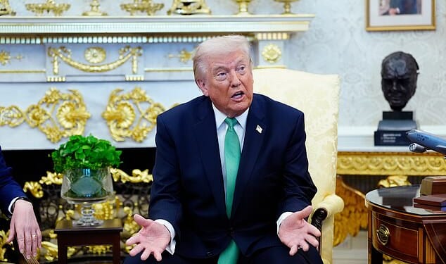 Donald Trump branded the PM 'disappointing' in his latest free-form press conference in the Oval Office