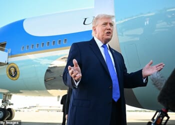 President Donald Trump floated joint control of the Strait of Hormuz and suggested he didn't know who was currently leading Iran when responding to a reporter on Monday morning