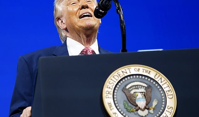 Donald Trump suggested he may be set to give the Strait of Hormuz the Kennedy Center treatment after naming it for himself during a speech in Miami on Friday