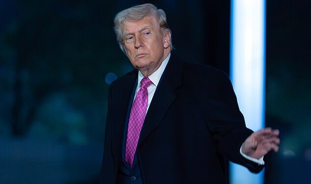 Donald Trump said the US is 'already' taking control of the Strait of Hormuz during a phone call with a journalist on Sunday