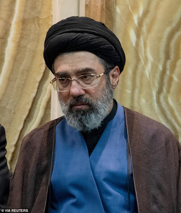 Mojtaba Khamenei (pictured), the son of recently killed Ayatollah Ali Khamenei, has not been seen in public since assuming office, with a speech allegedly written by him read aloud on Iranian state TV Thursday
