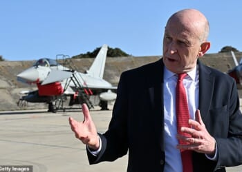 Defence Secretary John Healey, who is on Cyprus, suggested that HMS Dragon might not arrive for a 'couple of weeks'