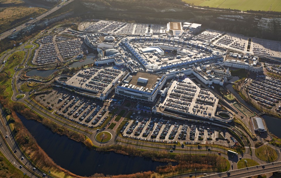 Bluewater Shopping Centre, Kent, South East England