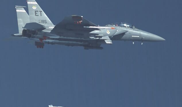 The United States military fired multiple 5,000-pound deep penetrator bombs on hardened missile sites along Iran's coastline near the Strait of Hormuz