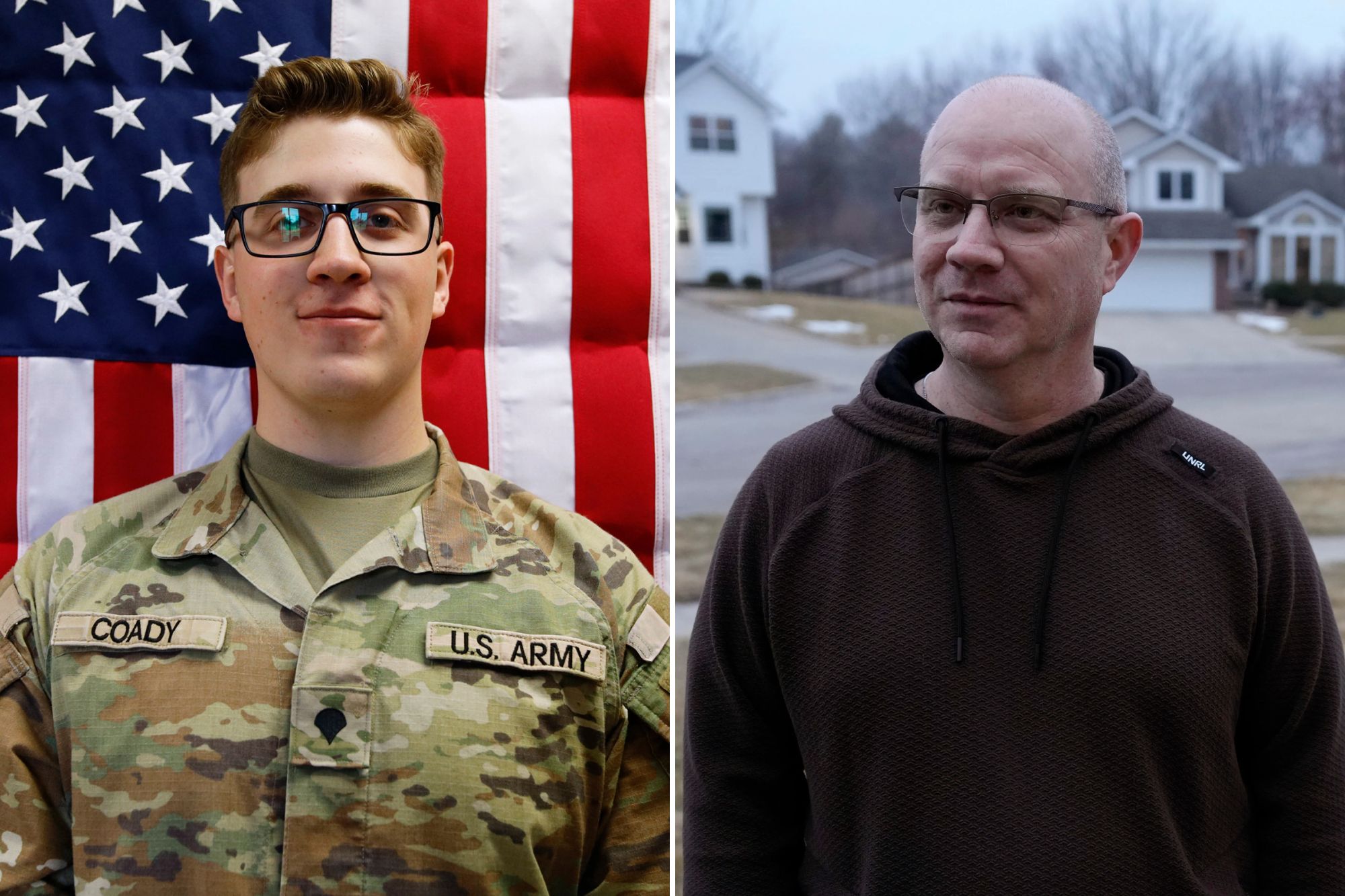 An image collage containing 2 images, Image 1 shows Iran US Military Deaths, Image 2 shows Iran US Military Deaths