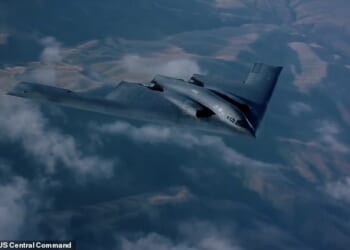 U.S. B-2 stealth bombers, armed with 2,000 lb. bombs, are among the planes getting ready to strike Iran with British bases set to be used for what are being dubbed 'defensive strikes'