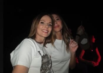 Victoria Beckham was joined by her Spice Girls bandmate Geri Halliwell as they danced the night away at her son Cruz's gig at The Courtyard Theatre in Hoxton on Friday