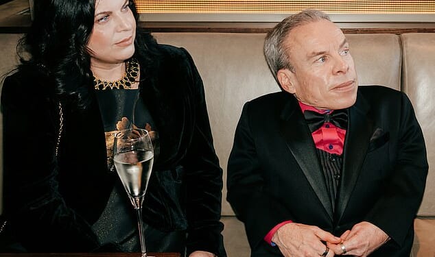 The woman alongside Davis is mother-of-two qualified hypnotherapist Philippa Morris, to whom Davis paid tribute at last year’s Bafta ceremony