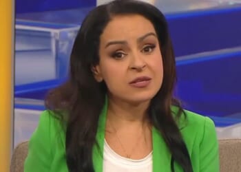 Australian anchor Rita Panahi switched to her native language to deliver a final message to Iran's late supreme leader.