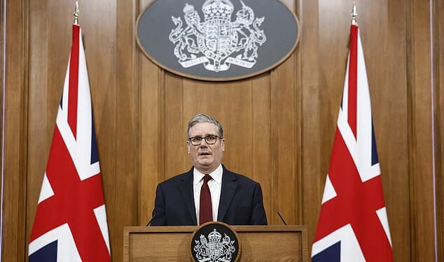 Giving a press conference in Downing Street , the PM insisted he wanted to see 'an end to this war as quickly as possible'